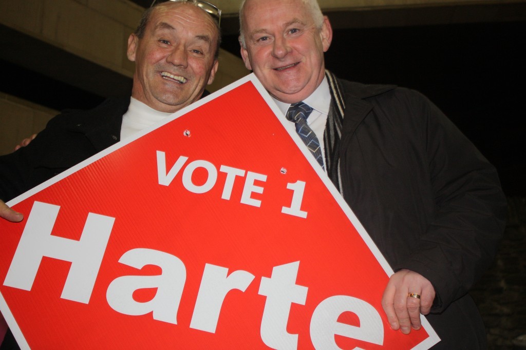 Jimmy was always a very capable and colourful politician. Here he is seen with Mrs Brown himself, Brendan O'Carroll.