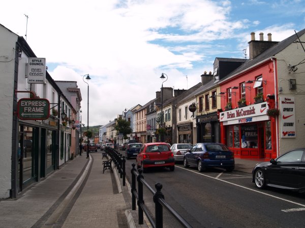 Main Street, Letterkenny has many vacant buildings.