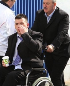 Mr Coyle appearing at an earlier court sitting. Pic by Northwest Newspix.