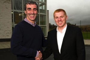 Jim McGuinness after he was appointed by former Celtic boss Neil Lennon.