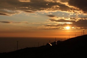 Sunset in Brinaleck, Gaoth Dobhair by Tony Ward