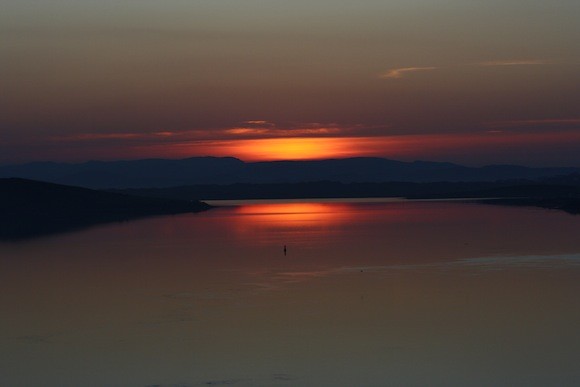 Evening sunset as seen from Blaney Bridge: By Richard Conneely for donegaldaily.com