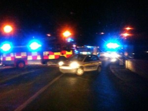 The scene of the latest accident in Carrigans