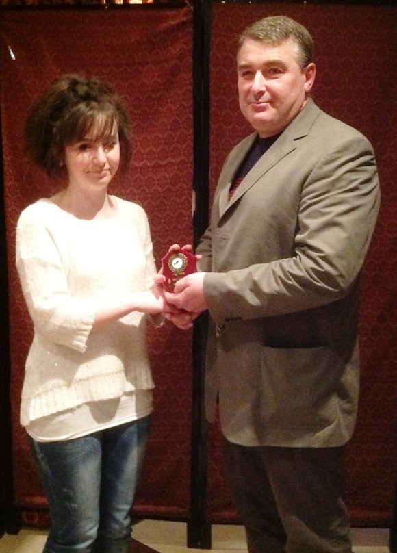 Endurance Girl – Sarah Timoney receives award