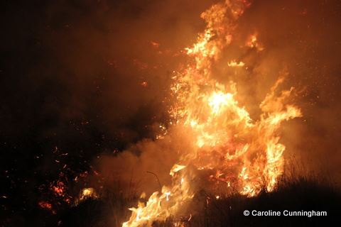 The scene in Glengad at midnight - picture by Caroline Donaghey Cunningham for Donegal Daily