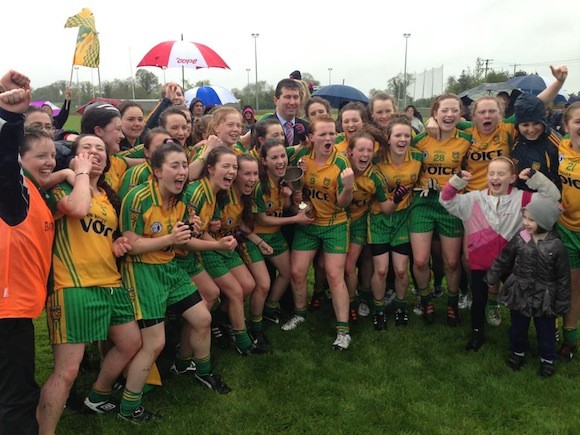 Donegal's Minor Girls celebrate