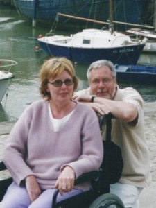 The late Marie Fleming with her partner Tom.