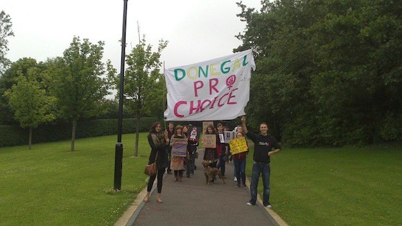 Pro-Choice rally in Letterkenny