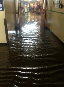 hospital flooded