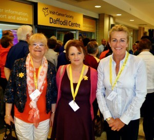 Daffodil Centre Volunteers (from left) Mary C. O'Donnell, Sarah McGee, Caroline Vilamajna