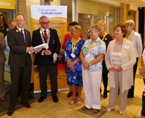 Mark Mellett, Head of Fundraising for the Irish Cancer Society praised the hard work of the Daffodil Centre Volunteers