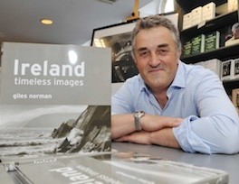Renowned photographer, Giles Norman, who hosted a reception and signing of his new book 'Ireland ?timeless images' at Hodges Figgis in Dawson Street. Picture. John Allen