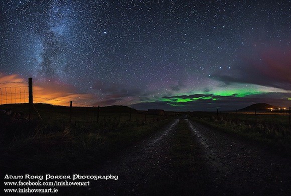 The Northern Lights captured by Rory Adam Porter.