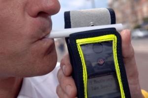 Man walked free form court after admitting drinking nine pints and failing a breath test.
