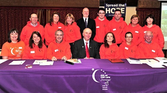 The Relay for Life 2014 committee. Pic by Clive Wasson.