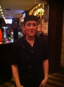 The woman behind the superb food at Fingers and Forks at Voodoo Lounge in Letterkenny.