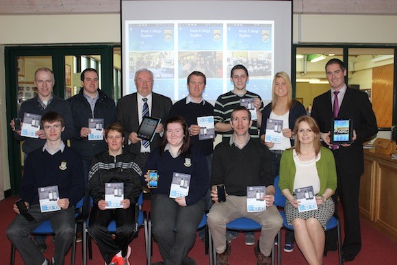 Deele College ICT team and students,  along with members of the Parents Association and our sponsor Reynolds of Raphoe