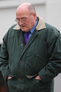 Retired farmer Sam Cunningham denies he was event at house in Downings during alleged assault.