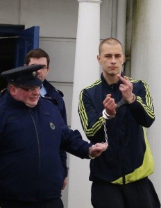Kryszstof Grezegorski leaving court.