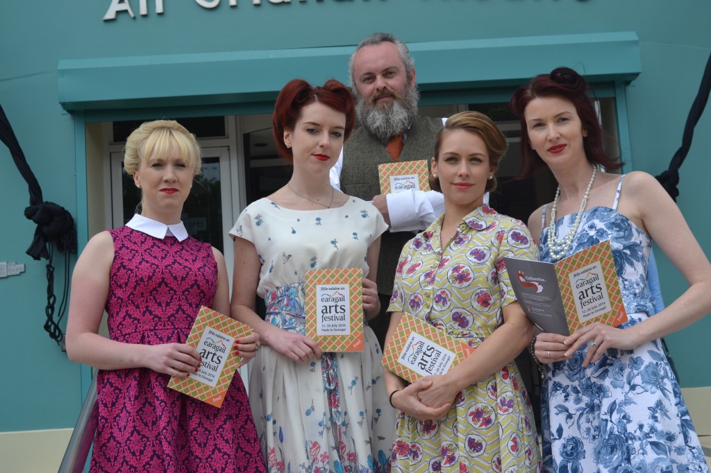 In honour of the festival’s centrepiece production “Fiesta” the Earagail Arts team went vintage with hair styled courtesy of the Patrick Gildea Hairdressing Team.