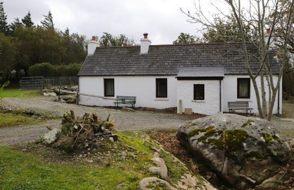 The cottage at Sandfield, Ardara which now officially belongs to the Eastwoods. Pic copyright of North West News Pix.