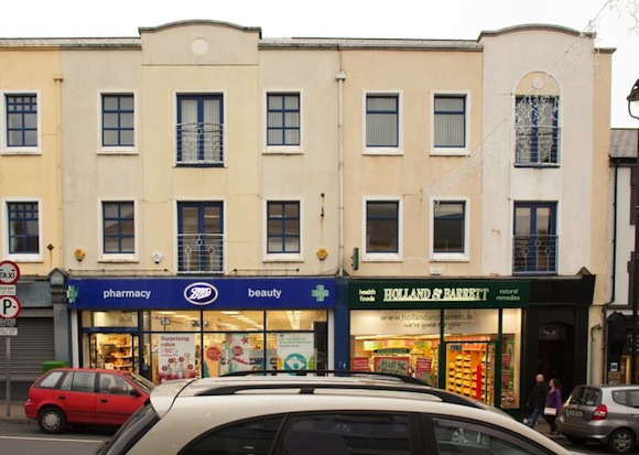 The commercial premises in Letterkenny which goes under the hammer with a reserve price of €740,000.
