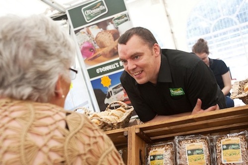 Andrew McElhinney of O’Donnell’s Bakery, just one of the many businesses booked to exhibit at tomorrow’s Doing Business in Donegal showcase and trade fair in the Mount Errigal hotel.