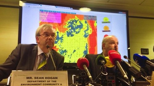 The National Emergency Committee held a press conference today to warn the public about the dangers of tonight's storm.