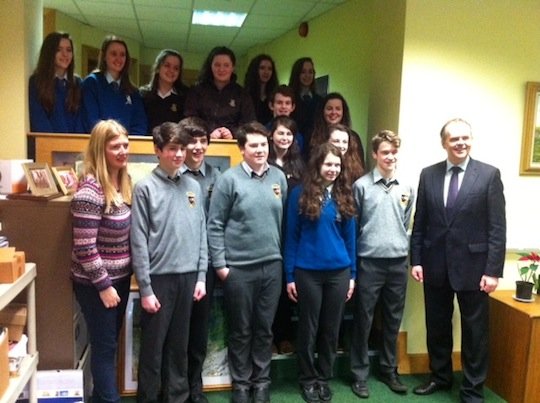 Minister Joe McHugh meets the students behind BEO