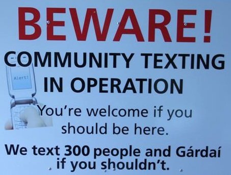 300 text alert