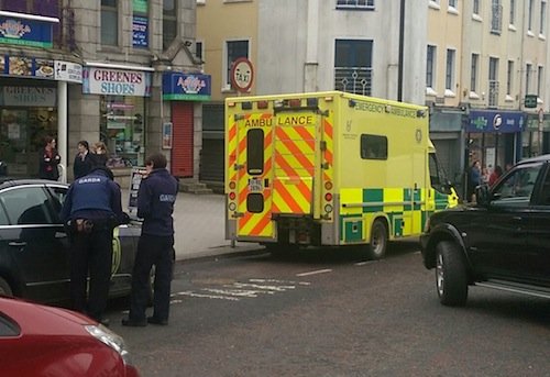 Gardai at the scene of the incident. Pic by Northwest Newspics.