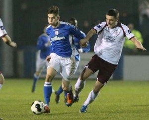Ruairi Keating struck for the third time in two games against Cabinteely.