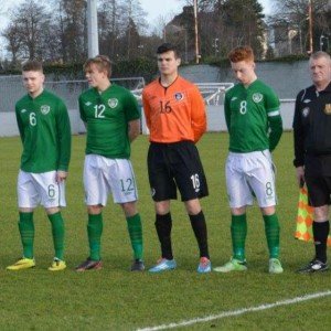 Lee McCarron starred for the Republic of Ireland schoolboys side in their 3-2 win over Northern Ireland. 
