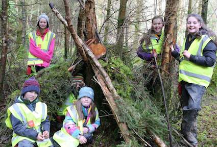 Scouts from Quigley's Point in Cavan at the weekend.