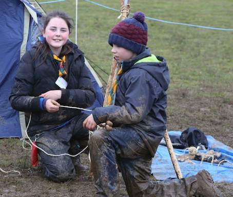 Donegal scouts always 'muck in.'