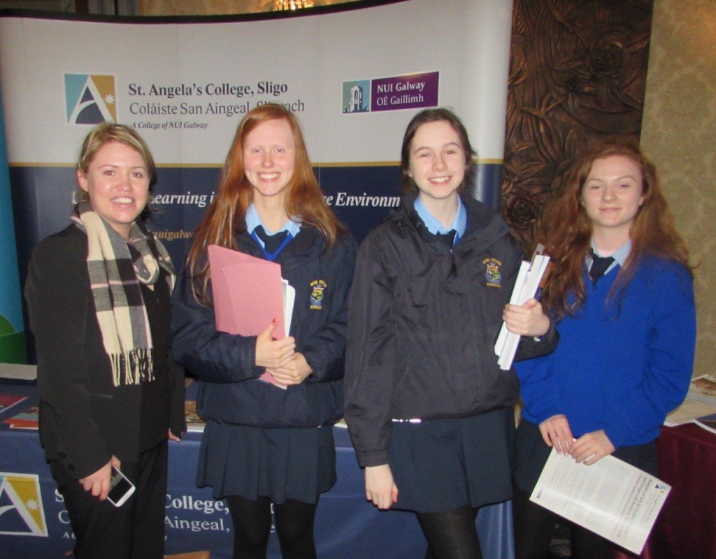 Scoil Mhuire, Buncrana students with their Guidance Counsellor Ms Orla Mc Cafferty. 