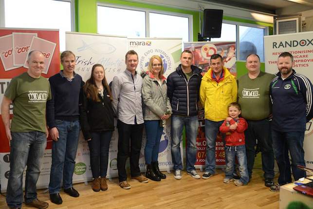 The WAAR committee including registered competitors Noreen McGee and The RACE winner Sean McFadden and his son, and Neil McGee who launched WAAR.ie.