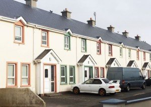 The entire row of houses in Falcarragh is up for sale for just €175,000.