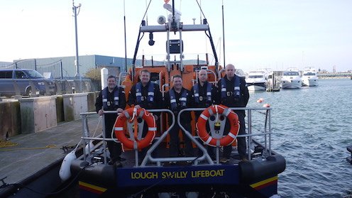 The Lough Swilly Shannon lifeboat.