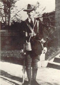 PIC caption: Joseph Sweeney (18) of Dungloe outside St Enda’s, Rathfarnham, 20 April 1916