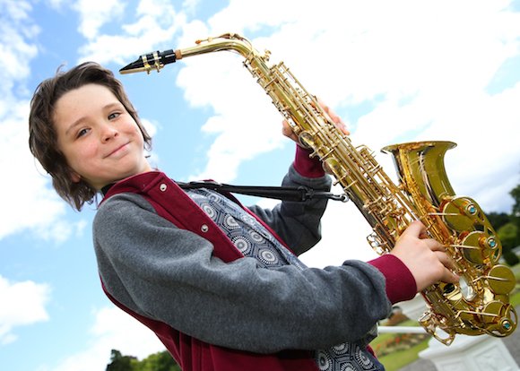 Saxophonist Eoin Bond (11) from Letterkenny had the honor of being invited by Michael D. Higgins to perform at the Aras an Uachtarain. Eoin worked with sound crew, event staff and entertained guests with a repertoire of jazz pieces at the Presidents Garden Part last Sunday 21st of June. Eoin is a music pupil of Sean Mc Carron and Donegal Music Education Partnership.