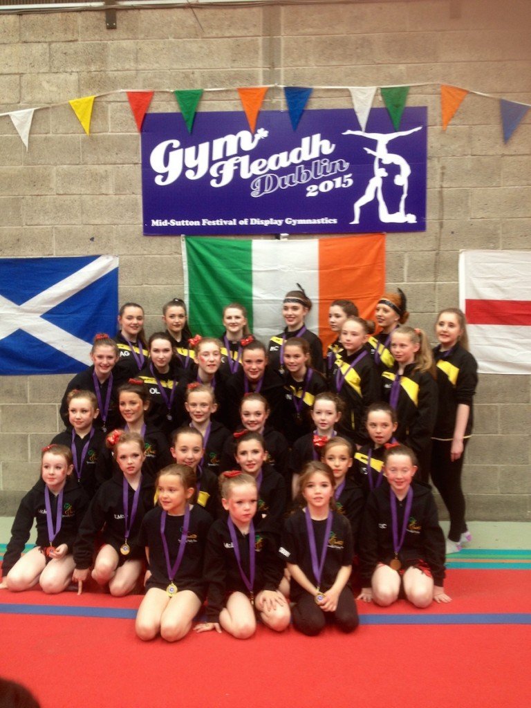 Both teams at Dublin Gym Fleadh 2015