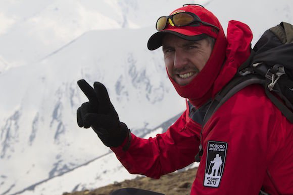 Jason Black having successfully climbed Everest in 2013.