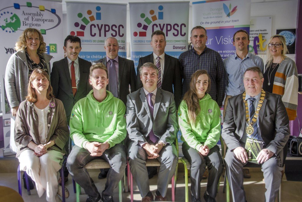Members of the Donegal CYPSC Web Safety Working Group.