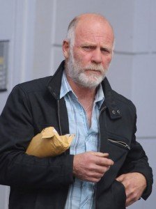 Donal Gallagher leaving an earlier sitting at Letterkenny court