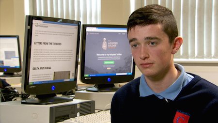 Picture features Finnian Ward who represented Donegal in the project. TX: Monday 9th and Wednesday 11th November, 7.00pm, RTÉ One.