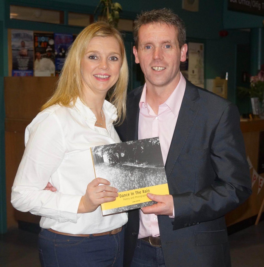  Liam Porter pictured with Sabrina Barnett at the launch of his book last week. Sabrina was Liam’s dance partner in the Deele College Strictly last year and her gift inspired the title for his book. 