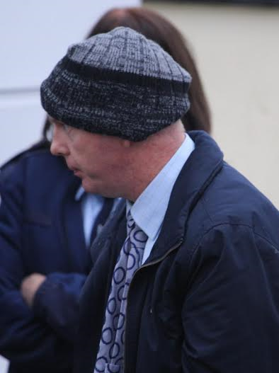 Julian Cuddihy pictured outside Letterkenny Courthouse this morning. Picture by North-West Newspix. 