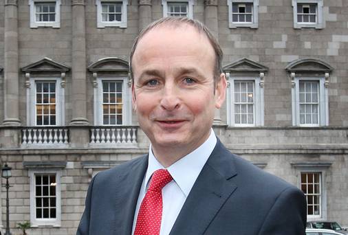 Fianna Fáil leader Michael Martin will visit Donegal today. 