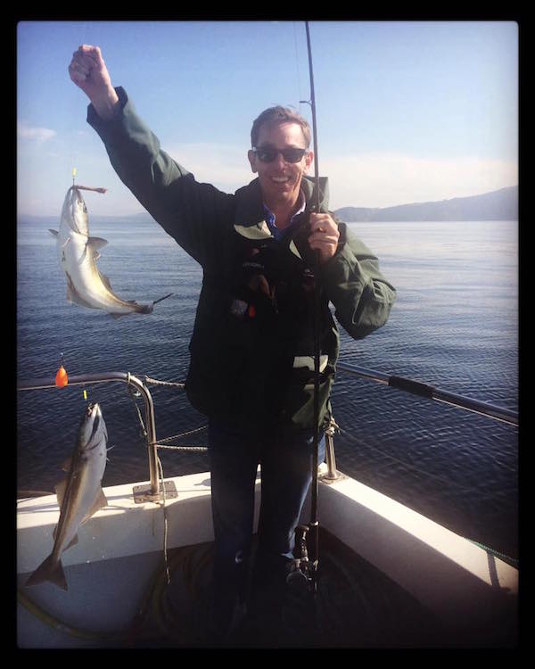 Tubs told Donegal Daily he'd be back for a private visit - and to catch more fish!
